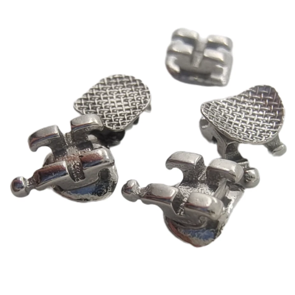 10 pacotes de suportes de metal ortodontológicos padrão Edgewise 018 ganchos 345 - Imagem 4 de 4