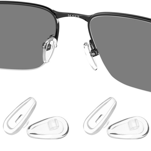 Naso di ricambio in silicone cristallo trasparente per pietra miliare/pinza Oakley - Foto 6 di 8