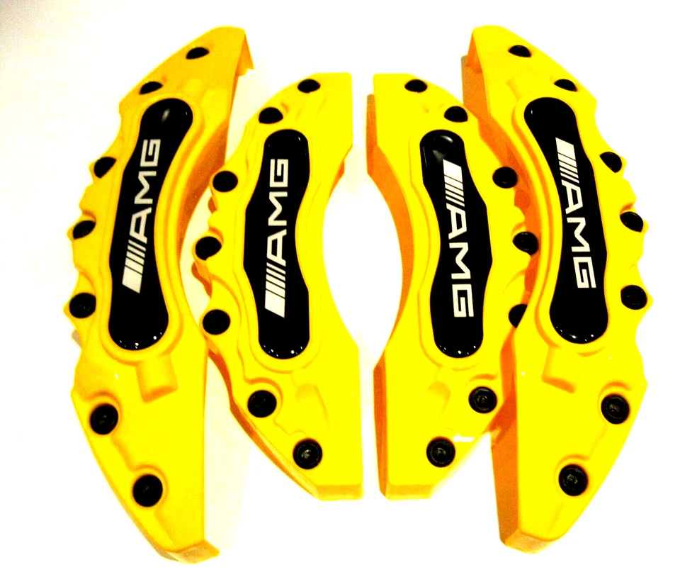 Cubiertas de pinza de freno amarillas para Mercedes C300 G S ML500 GLA GLB CLASE GLC nuevas25 Foto 4 de 4