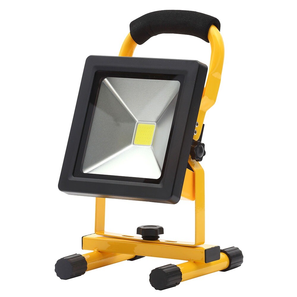 Litecraft Work Light 20W LED Portable IP65 Outdoor Floodlight - Yellow Clearance