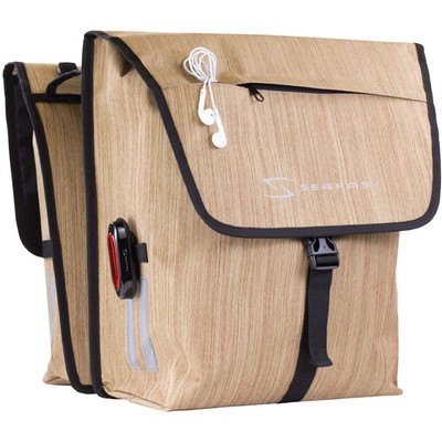 Serfas PB-2 Double Pannier Bag - 36L Brown