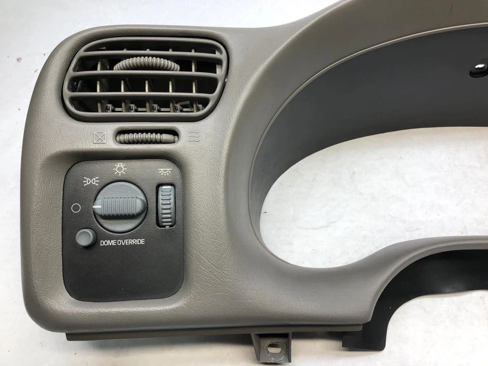 1998-2004 Chevy S10 Blazer 4x4 серый панель отделка ободок 3,25 дюйма радио 15013761 - Изображение 3 из 4