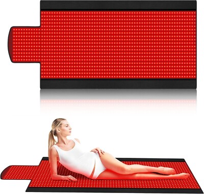 OPEN BOX Dual Wavelength LED Beads 660nm&850nm Red Light Therapy Mat 71.4''x 33''