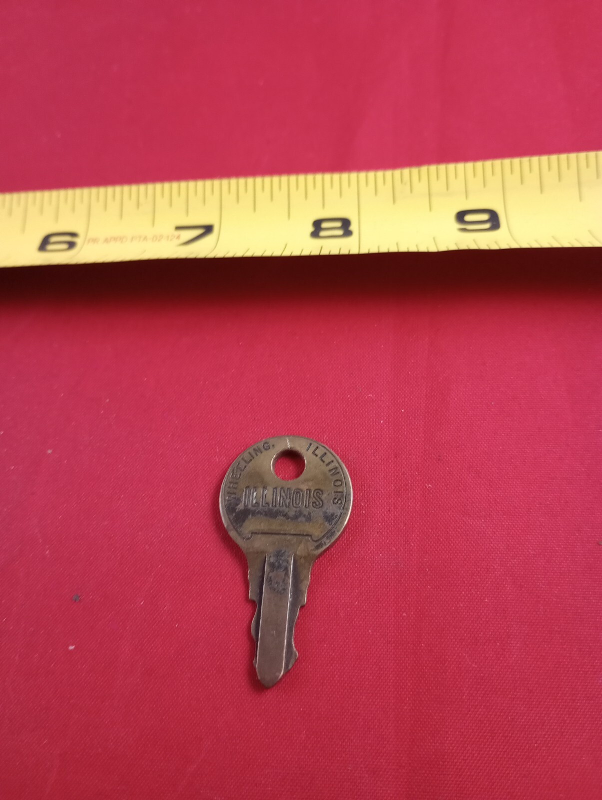 Vtg ILLINOIS LOCK Replacement Key *201K eBay