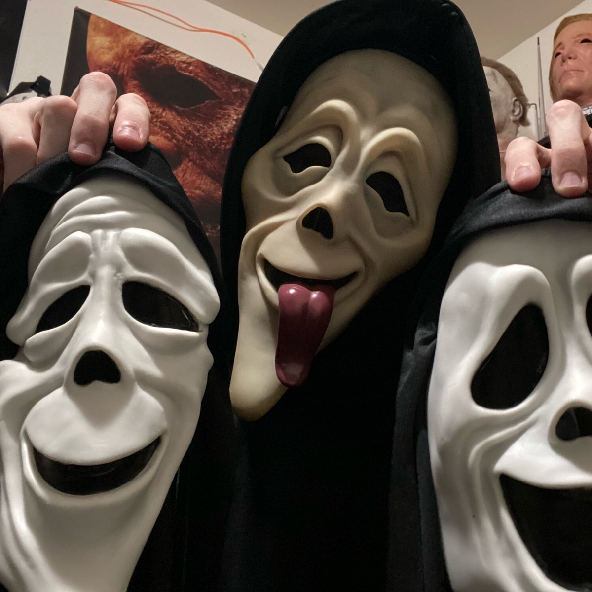 2 PCS Masque Scream Effrayant Halloween - Masque Ghost Skull Pour Cosplay Enfants Et Adultes