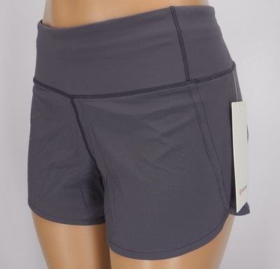 NEW LULULEMON Run Times 4'' LR Short 4 Moonwalk