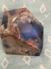 Blue Flower Agate Freeform 