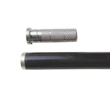 2 Dozen Aluminum Arrow Inserts ID 7.6mm DIY Shaft Bow Hunting Screw in Adapters