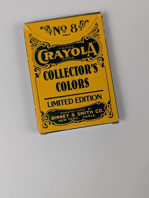 Crayola 1991 Collector's Colors Crayons #8 Limited Edition Discontinued