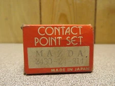 POINT SET VERA # 2430 24 314 CONTACT POINT Set IGNITION POINTS  N O S      MAZDA