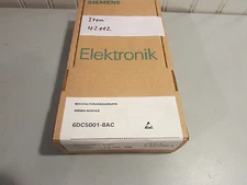 Siemens 6DC5001-8AC Expandable Wiring Module. New!