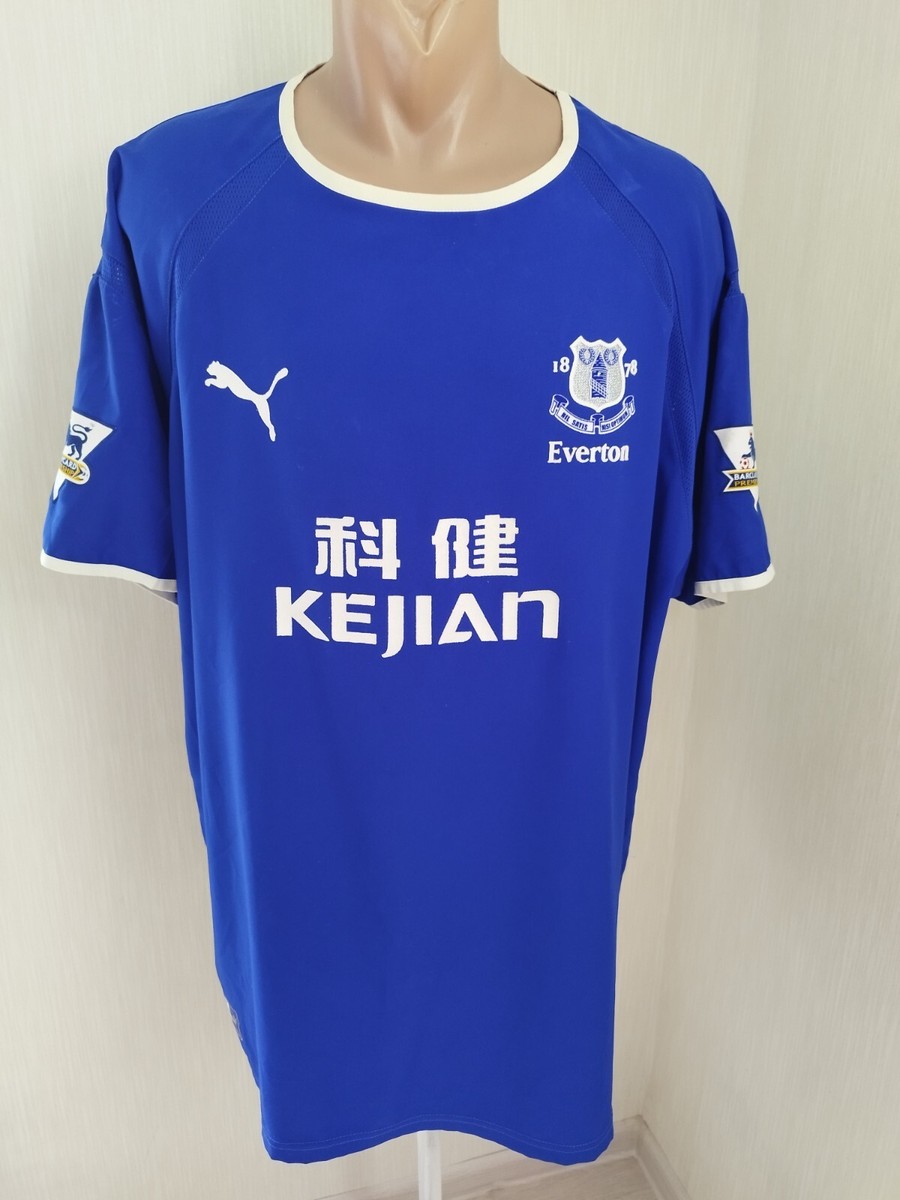 Everton football jersey home shirt 2003/2004 Puma size 3 XL | eBay