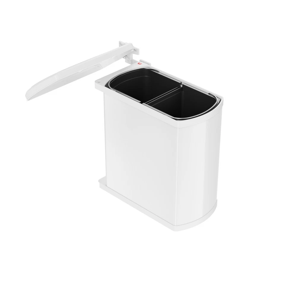 Hailo Abfallsammler 3416001 Duo 2x 8 L Mülleimer Einbau Abfalleimer Schwenkeimer