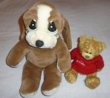 2 x Heunec Pl&uuml;sch - Kuscheltier Stofftier  - Hund mit Tasche & Teddy B&auml;r&nbsp;