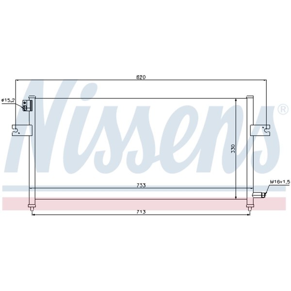 Kondensator Klimaanlage KlimaküHler FüR Nissan Pick-Up D22 Navara D22_-image