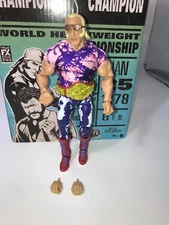 WWE Elite Superstar Billy Graham W BELT & GLASSES  Legends of the Territories