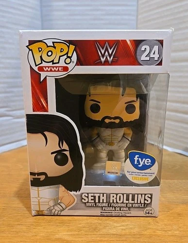 Funko Pop WWE FYE Exclusive Seth Rollins White Gear # 24 - Unopened
