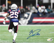 Marcus Jones New England Patriots Autographed Signed 8x10 Photo JSA Holo-