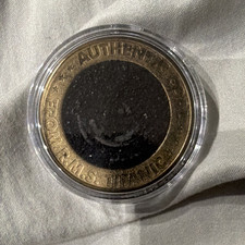 Highland Mint Titanic Authentic Coal 39mm Bro...