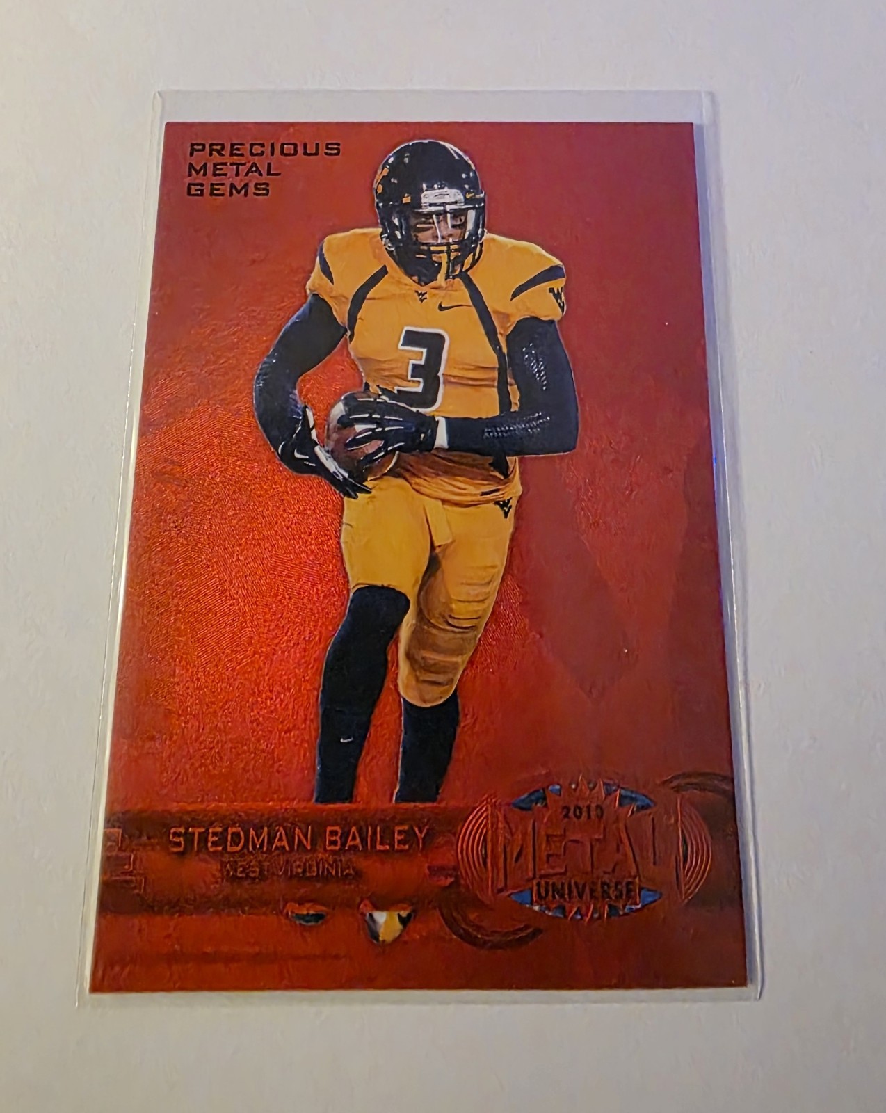 Stedman Bailey Fleer Retro 1997-98 Metal Universe #M139 Precious Metal Gems Red
