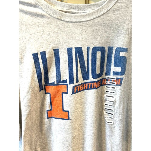 University of Illinois graues T-Shirt - Größe 3XL - Neu mit Etikett - Bild 2 von 5