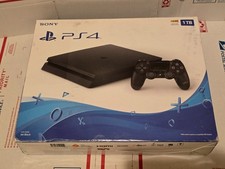 Sony PS4 Slim 1TB CUH-2215B Jet Black Complete in Box Tested Working