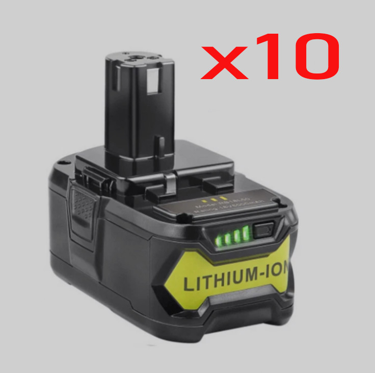 18V P107 For RYOBI One Plus High Capacity Battery P108 18Volt Lithium-Ion 8.0Ah