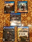 PS4 Survival Horror Lot (5) Resident Evil 2 3 7 + Callisto Protocol + DOOM CIB