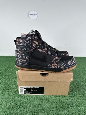 【28.5センチ】Supreme Nike SB Dunk High Black Size 9 - Nike Dunk High Sb Supreme Black - New | eBay