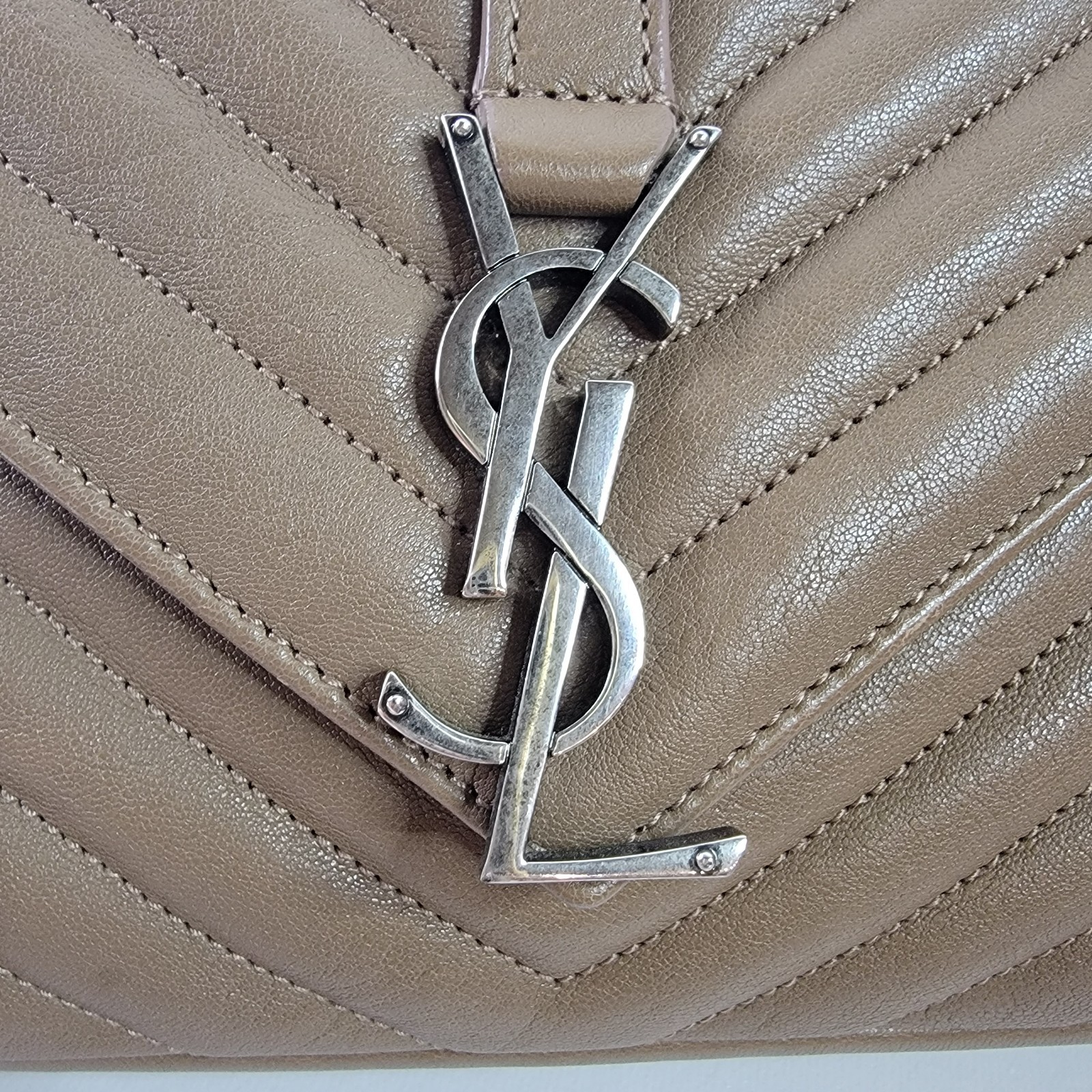 Borsa a tracolla SAINT LAURENT YSL College 2 vie in pelle