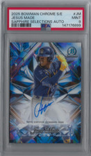 2025 BOWMAN CHROME JESUS MADE RC AUTO PSA 9 MINT SAPPHIRE SELECTIONS #CPAJM