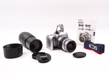 Used Canon EOS Rebel Ti 35mm Film SLR Camera w/ 28-90mm 75-300mm Lenses