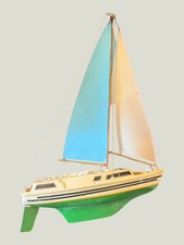 Vintage R/C Model Sailboat Boat