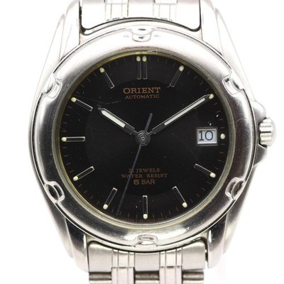 Orient 59770 Automatic 21J Mens Watch Black Dial 33mm