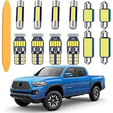LED Interior Light Kit Package for Interior Map Dome Lights + Vanity Mirror Ligh