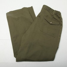Boy Scouts Of America Pants Mens 36x28 Green Elastic Waist Cargo Uniform Hiking