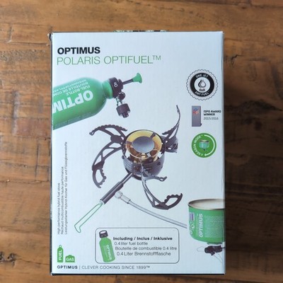 OPTIMUS Polaris Optifuel Hybrid Mehrstoffkocher + Brennstoffflasche