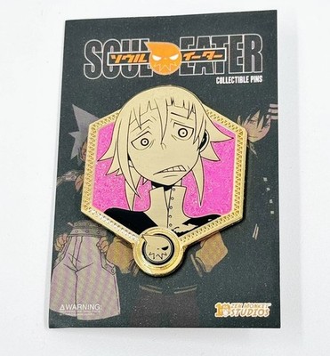 NEW Soul Eater Crona Golden Glitter Portrait Enamel Pin Anime Manga Figure