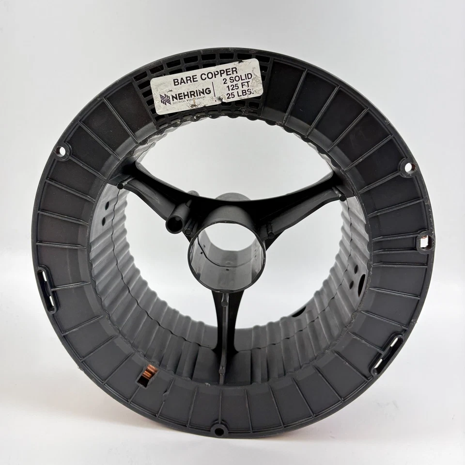 Nehring Bare Copper 2 Solid 125 ft Electrical Wire Grounding Conductor - Image 2 of 4