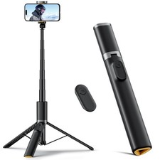 63" Cell Selfie Stick Tripod, Portable Tripod for iPhone with Wireless Remote...