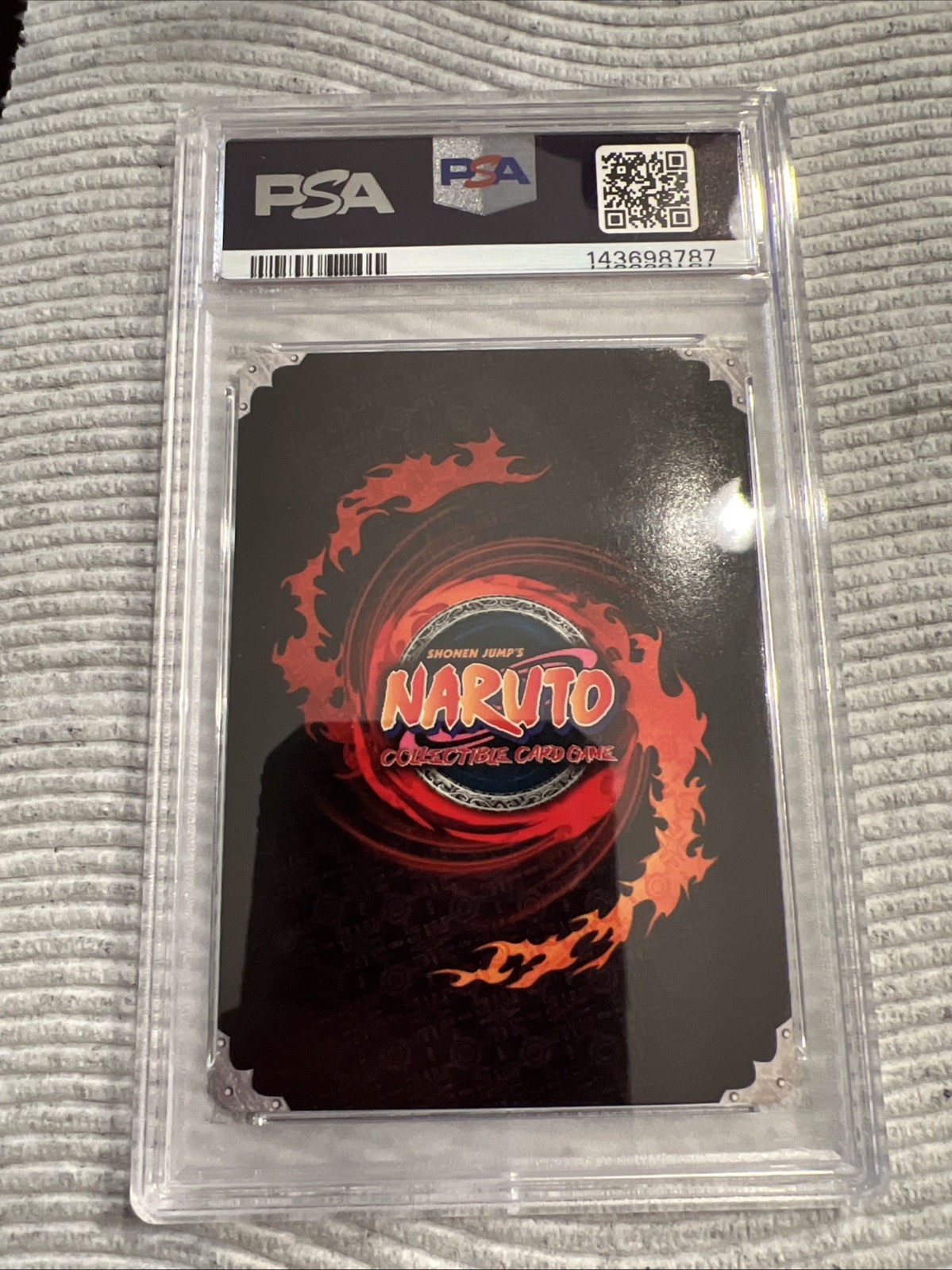 2006 Naruto CCG S1 Sakura Haruno Card N021 PSA 8 Super Rare NM-MT view 2