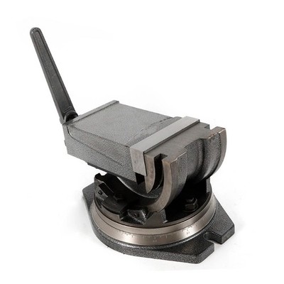 Milling Vise 2 Way Clamp Vise 5'' 90º Angle Tilting Benchtop with Swivel Base