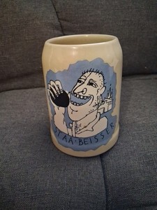 Staa Beisser - STONE BITER - German Beer Mug