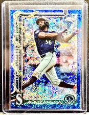 2025 Topps Holiday Randy Arozarena Blue Chrome Speckle Refractor 94/199 #HC122