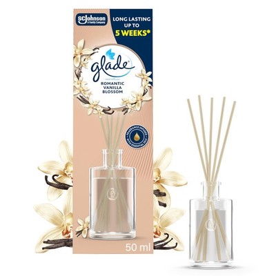 Glade Reed Diffuser, Raumduft angereichert mit ätherischen Ölen, mehrfarbig 