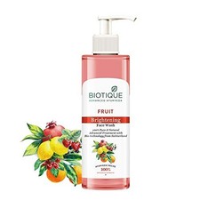 Biotique Fruit Brightening Face Wash | Ayurvedic Botanical Cleanser -- 200 ml