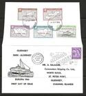 d102 GB CHANNEL ISLANDS GUERNSEY - ALDERNEY EUROPA 1964 FDC 14 Sep 1964
