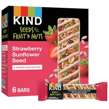 Seeds Fruit & Nuts Snack Bar, Strawberry Sunflower Seed | 5G Protein, High Fiber