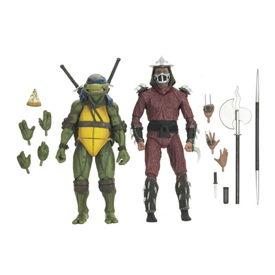 Neca 54515 Teenage Mutant Ninja Turtles (1990): Roof Top Battle Shredder Vs Leo