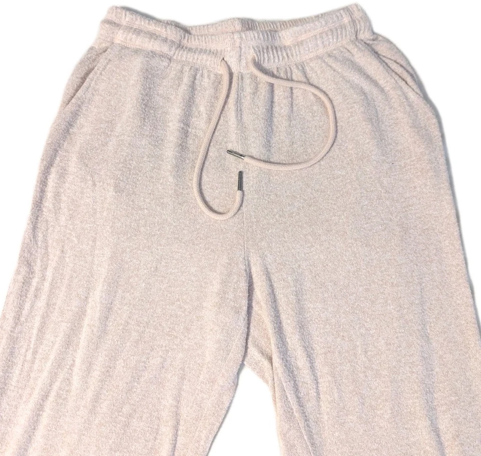 Pantalones deportivos H Halston Studio para mujer S rosa salón con cordón elástico Foto 2 de 4